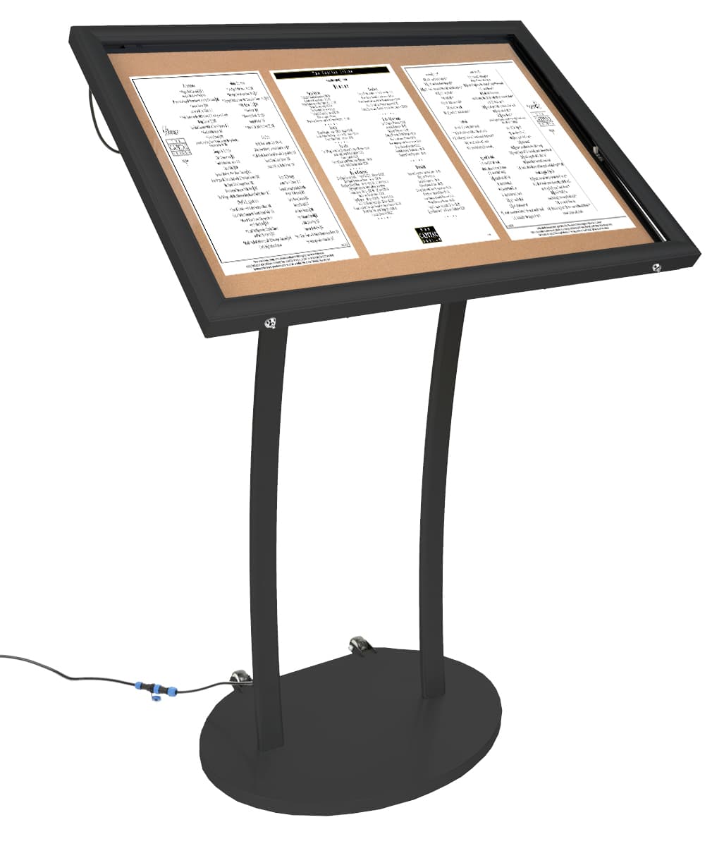 Menu Display Stand