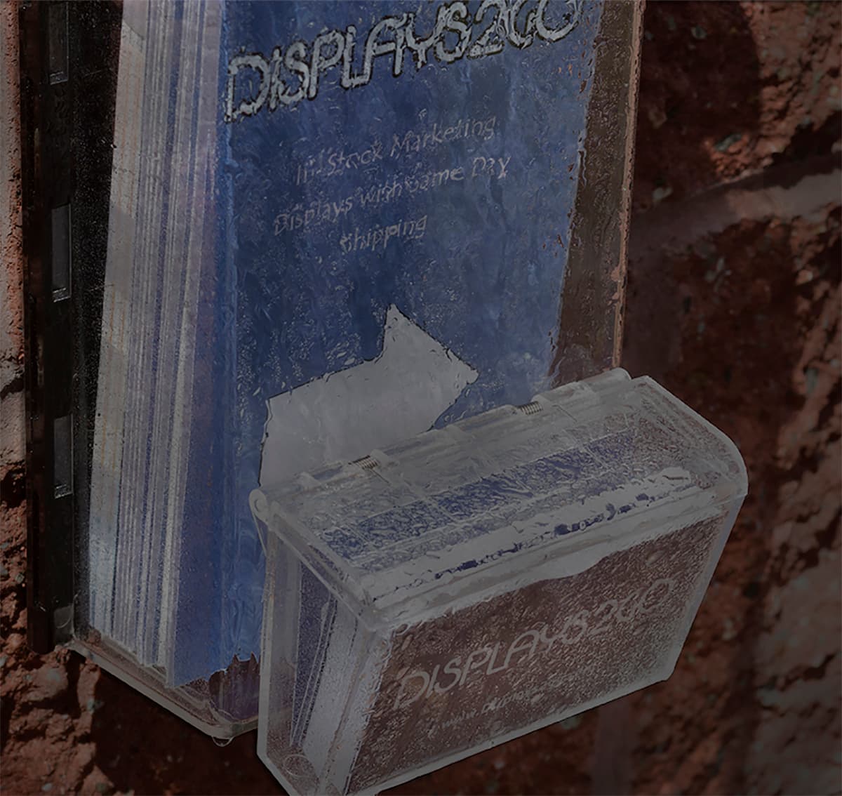 Weather-Resistant Outdoor Leaflet Dispenser