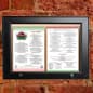 Enclosed Cork Board for Outdoors, Illuminated, with Locking Door - Black