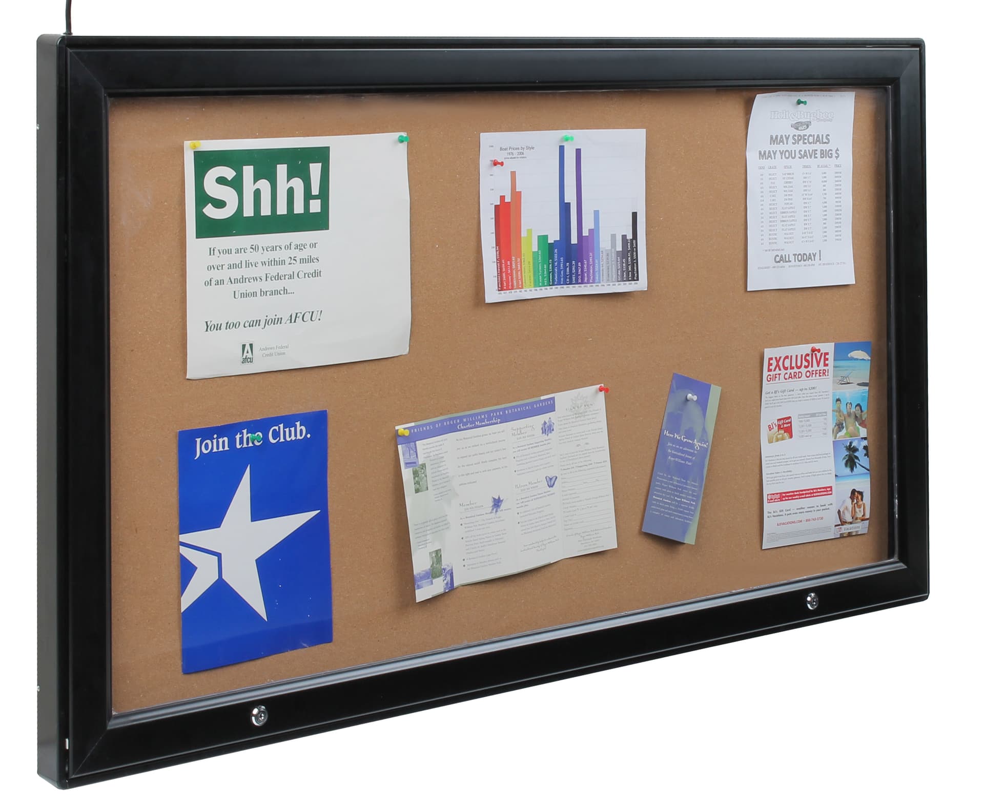 outdoor display cases