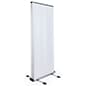 Outdoor Retractable Banner Stand, Banner Not Included - Silver