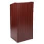 Collapsible Lectern with Knockdown Design, 1 Shelf, 46.125" Tall