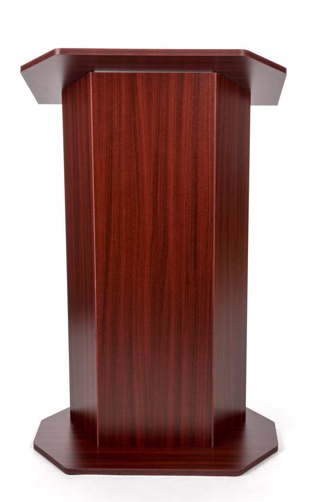Buy Wood Affordable Lectern | Assembly Tools Included | Displays2Go