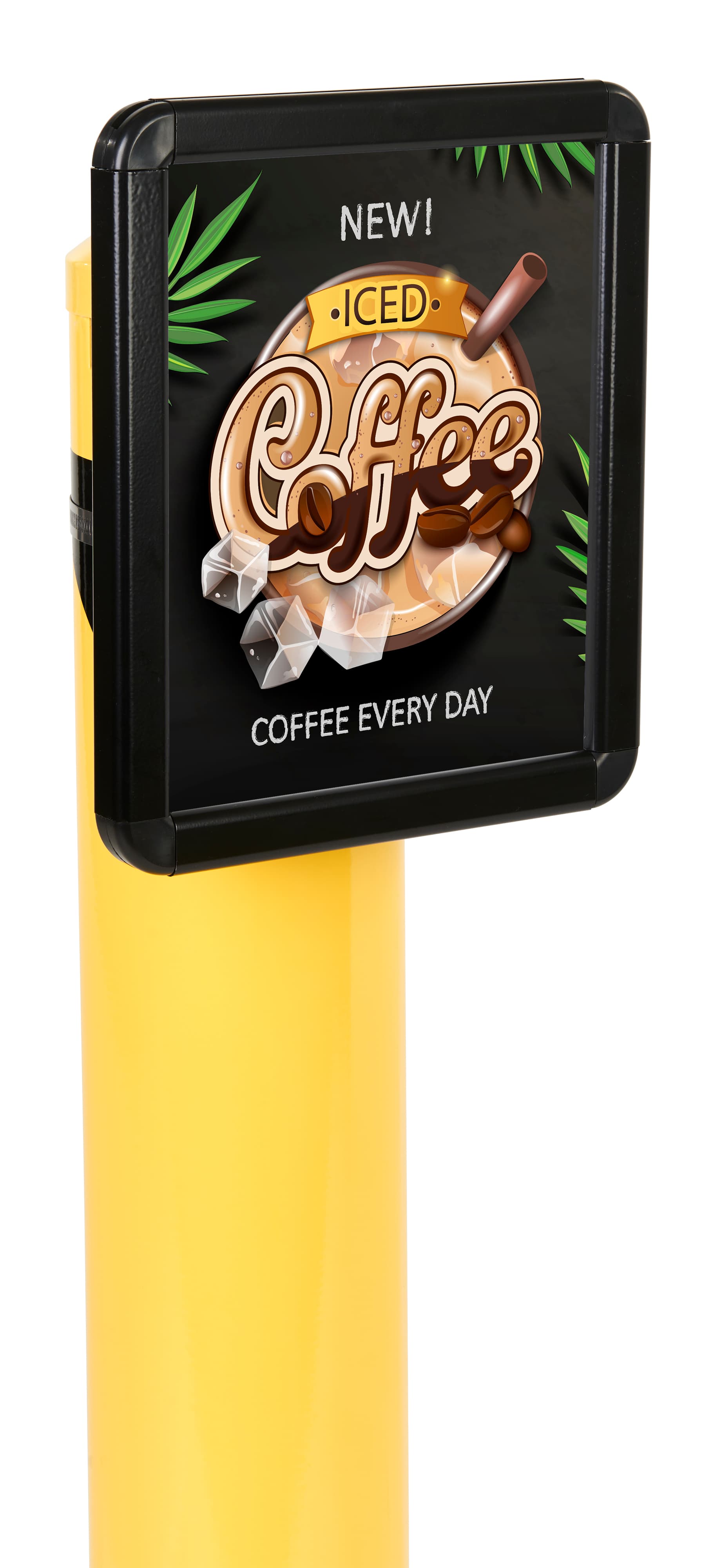 .02 inch thick custom printed graphics for OP1012BOLSG bollard sign topper
