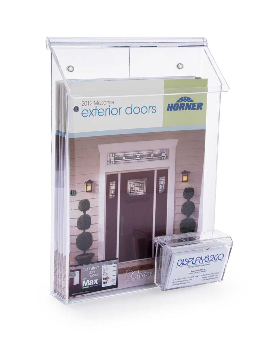 Wall Mounted Outdoor Literature Dispenser