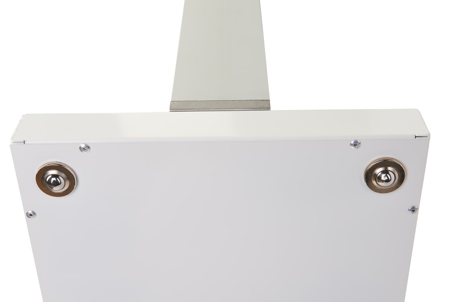 SEG lightbox with rolling feet for portability