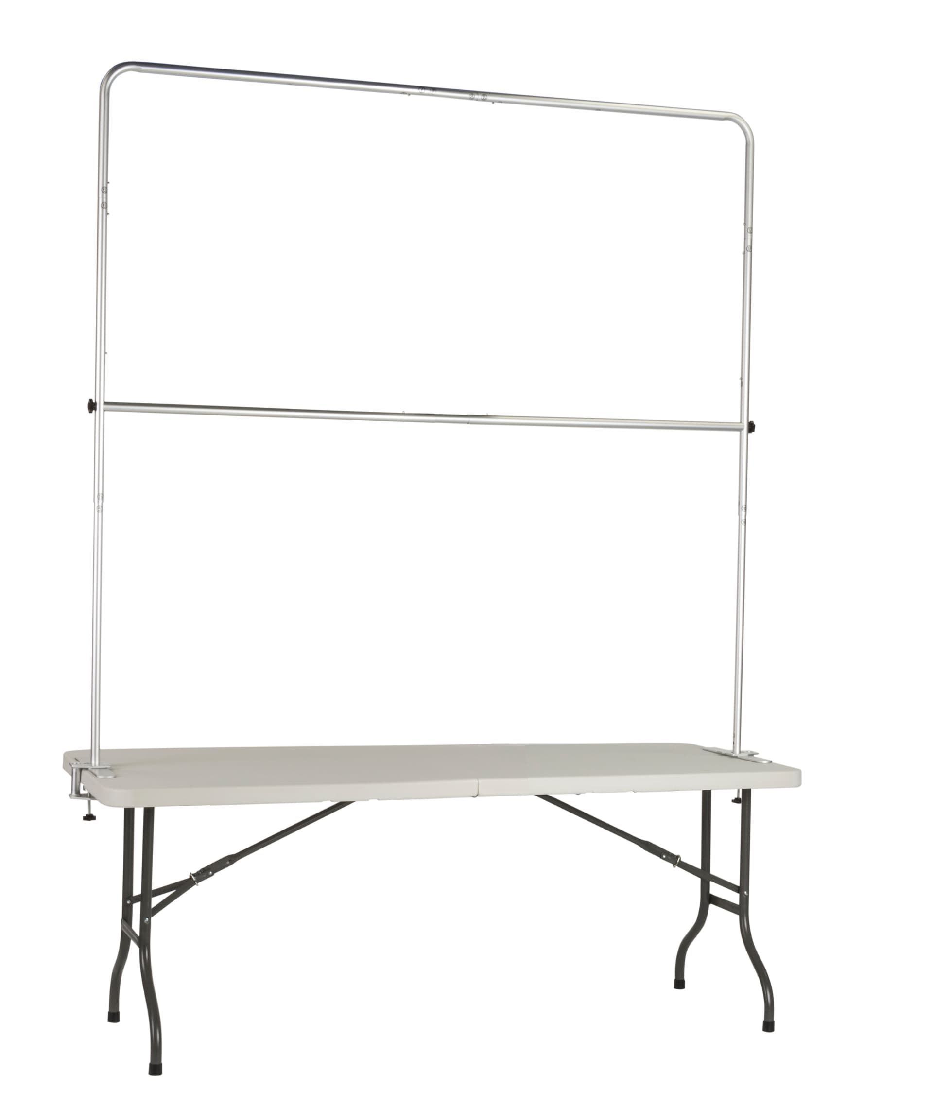 6' trade show table & header with dye sublimation printing 