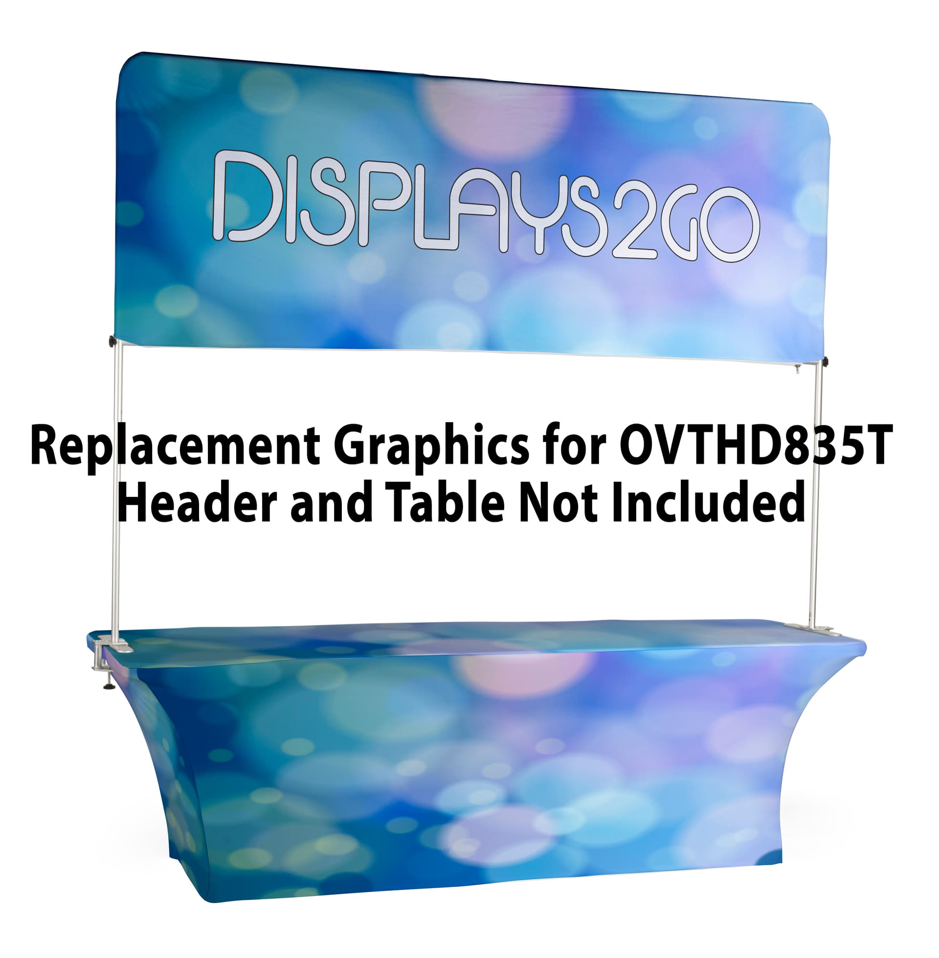 Replacement Graphics for OVTHD835T  (Header & Table Graphic Only)