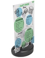 Weighted Sign Base with Custom Insert with Pre-Drilled Holes