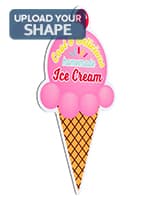 24 x 48 custom shaped wall mounted signage with full-color artwork