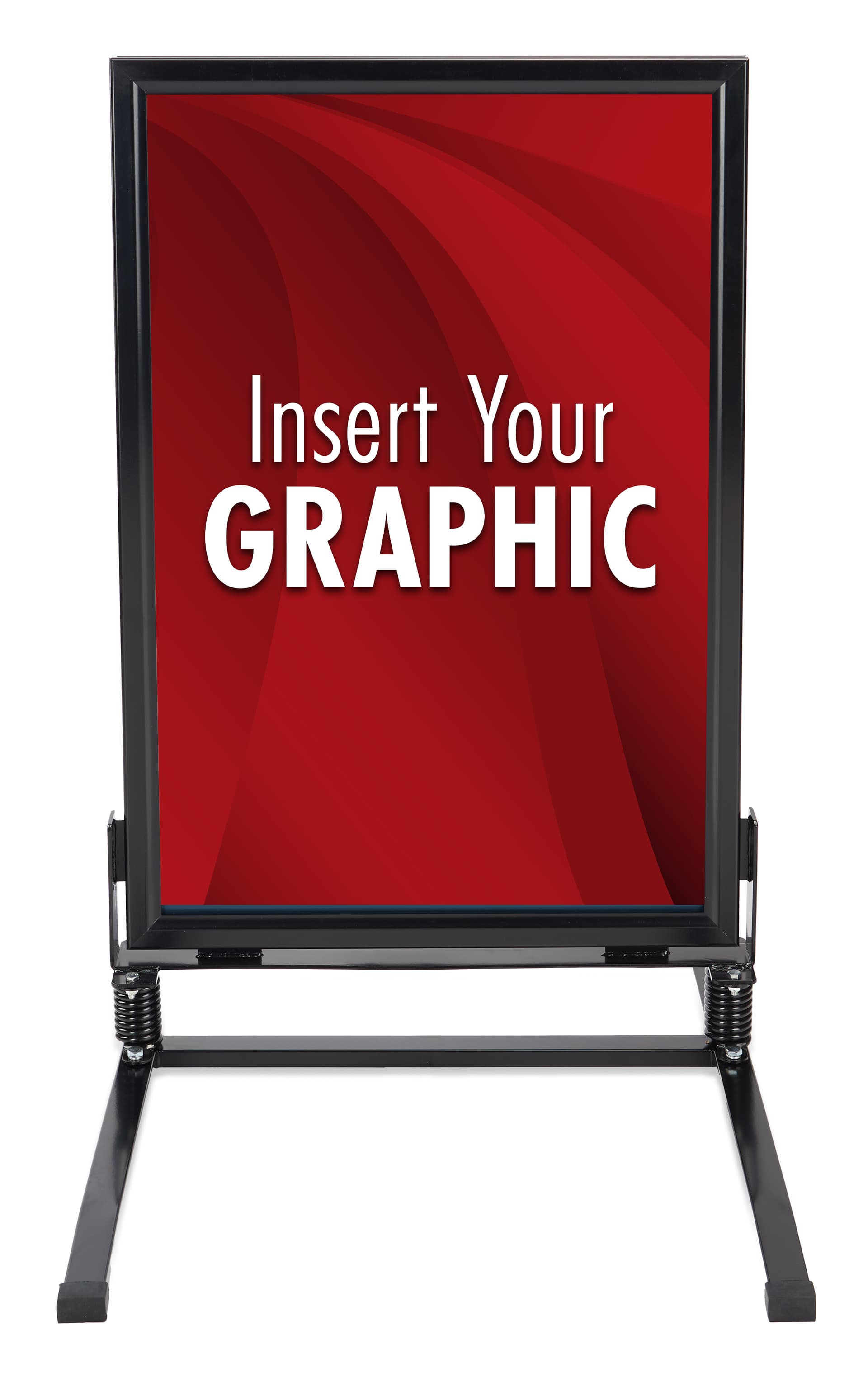 Springer Sidewalk Sign Holds (2) 24"x36" Posters