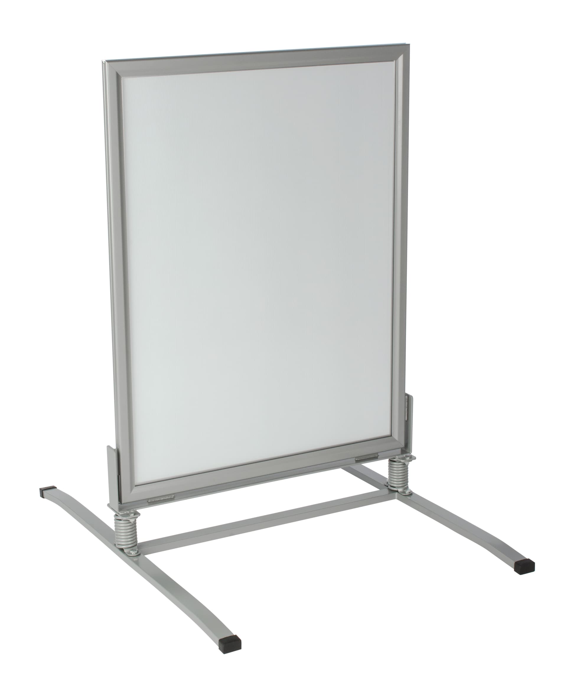 Weatherproof Sandwich Board w/ Steel Base & Snap Frame