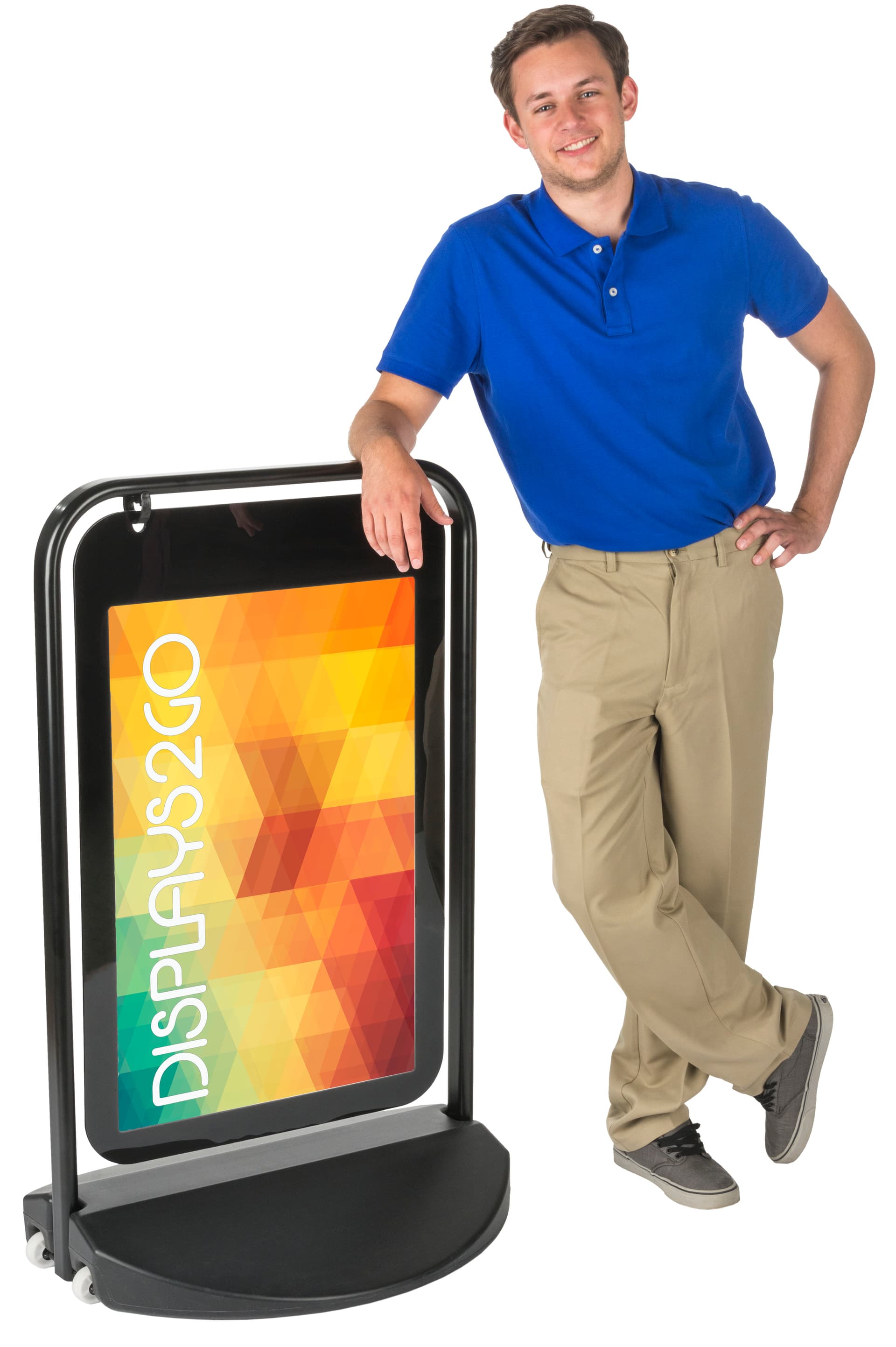 Durable Swinging Pavement Sign