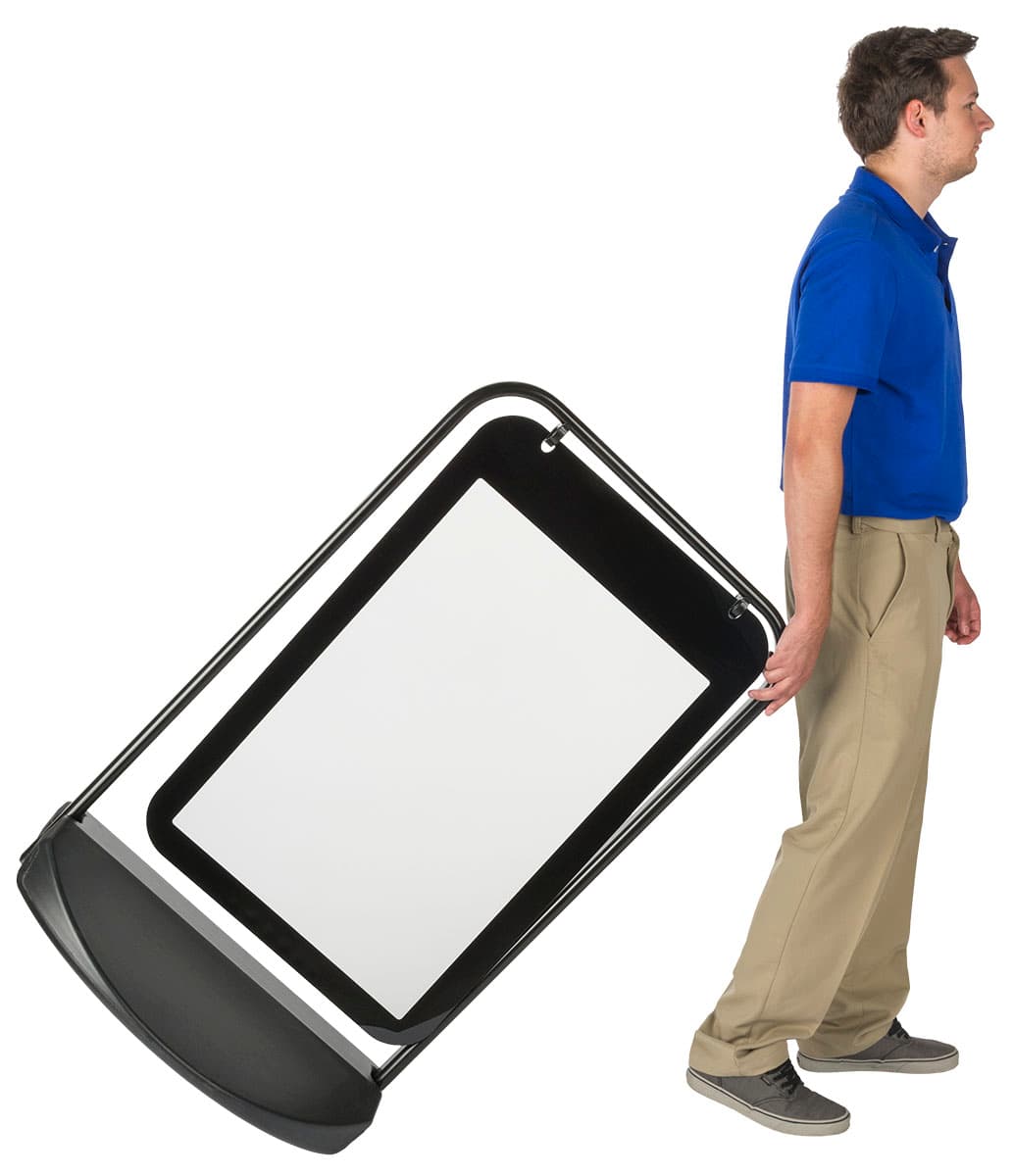 Mobile Swinging Pavement Sign