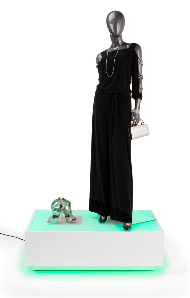 Illuminated Mannequin Riser Base | Includes Remote Control | Displays2Go