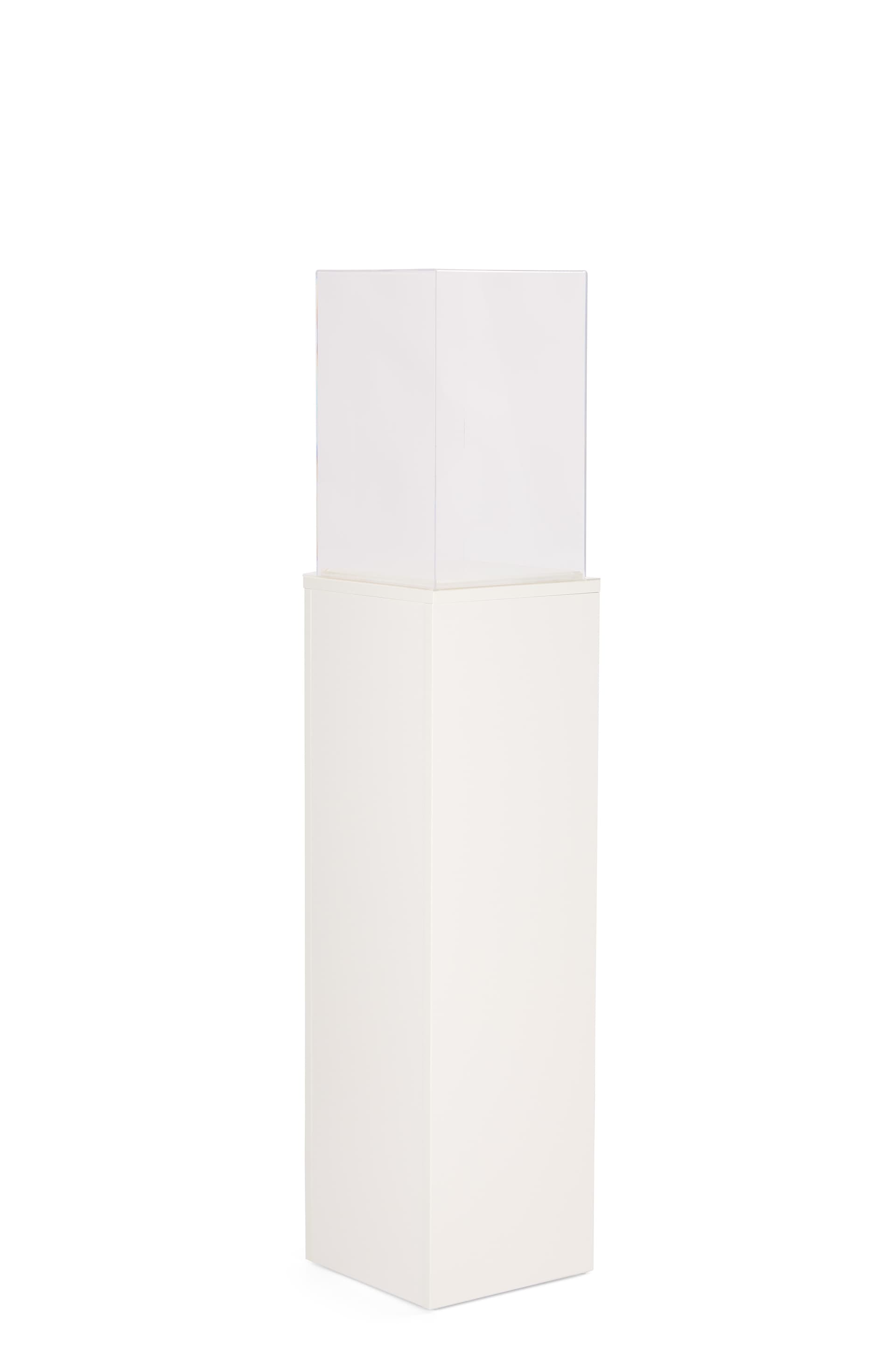 White display pedestal is 59" Tall