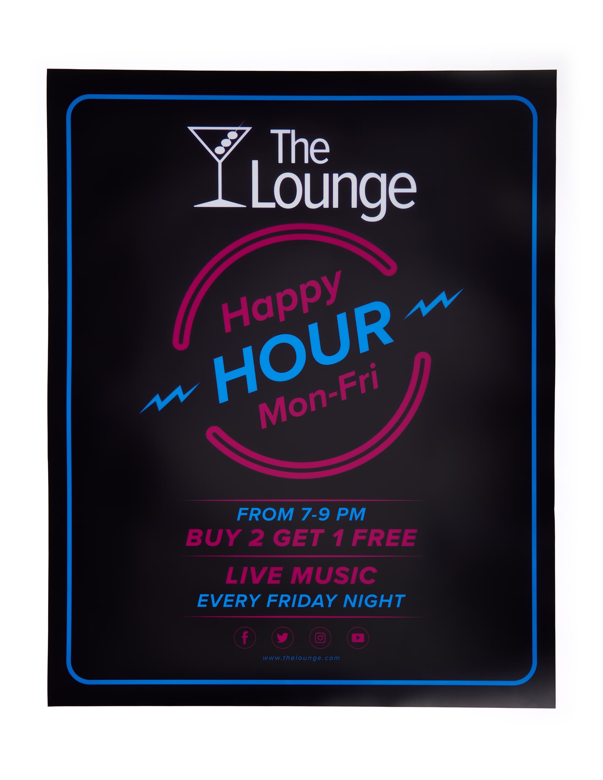 Backlit Poster with design online features