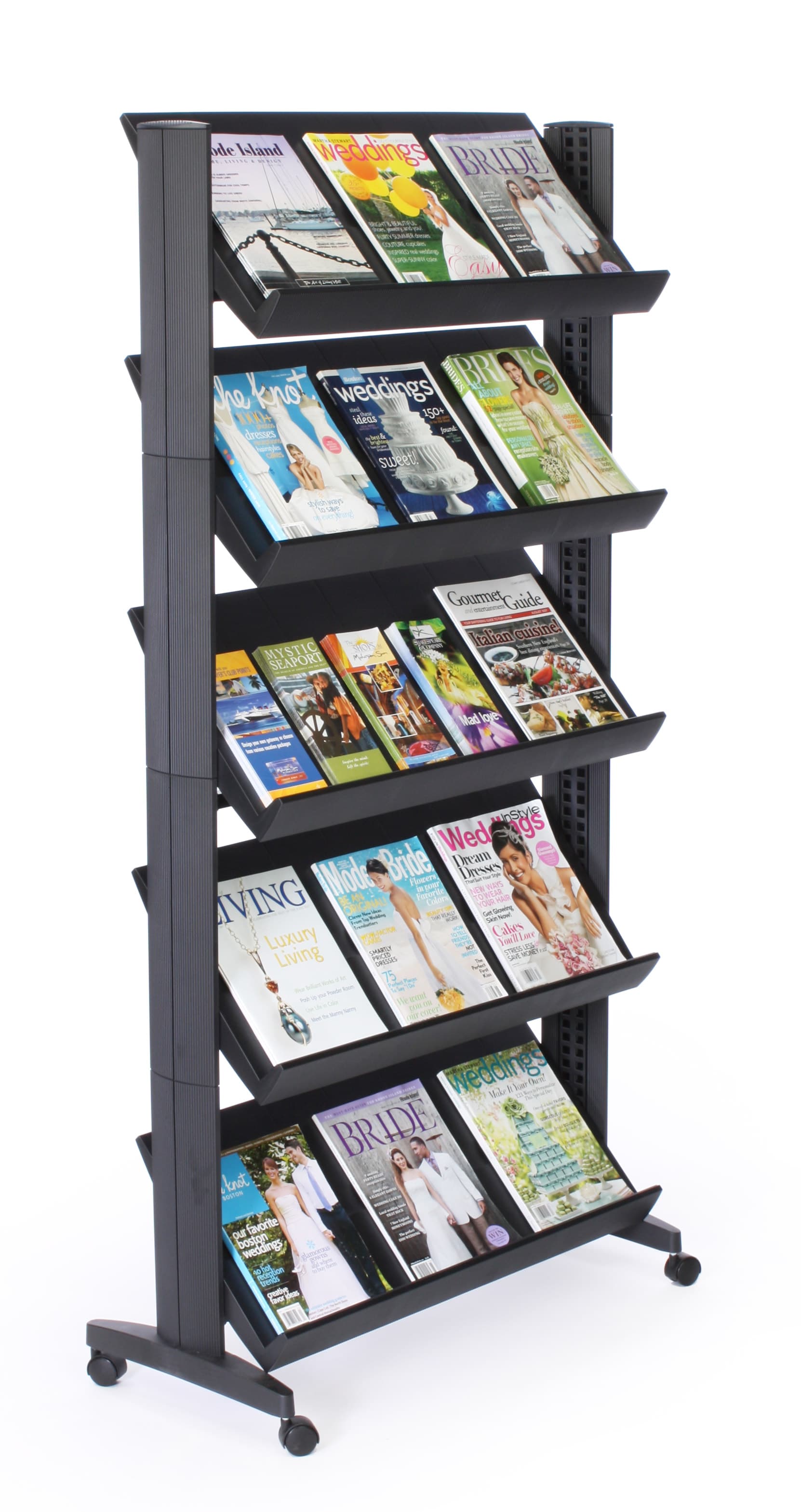 literature display shelf