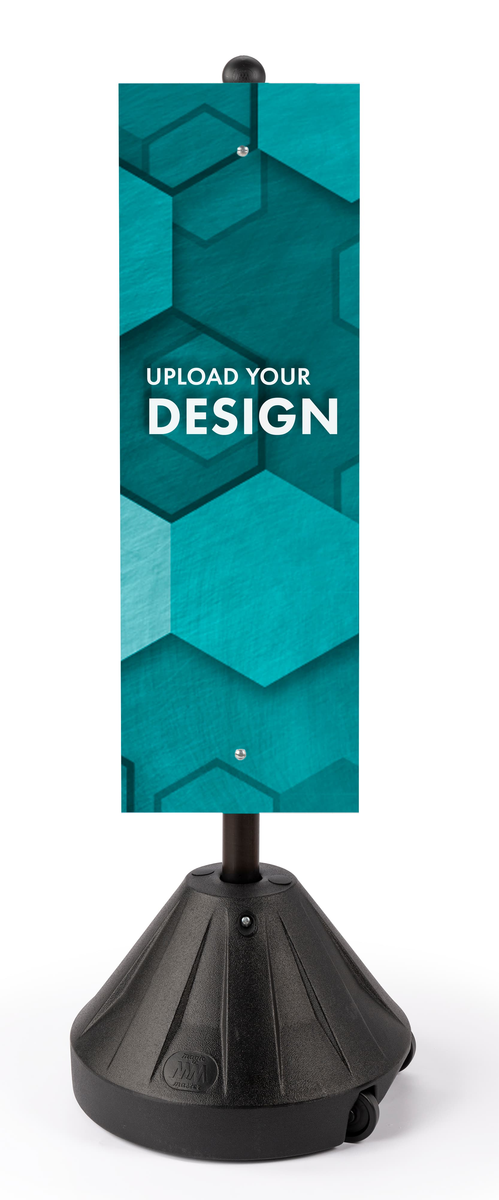 Custom 12x36 waterproof graphic panel for PLAPL48B with screw on placement