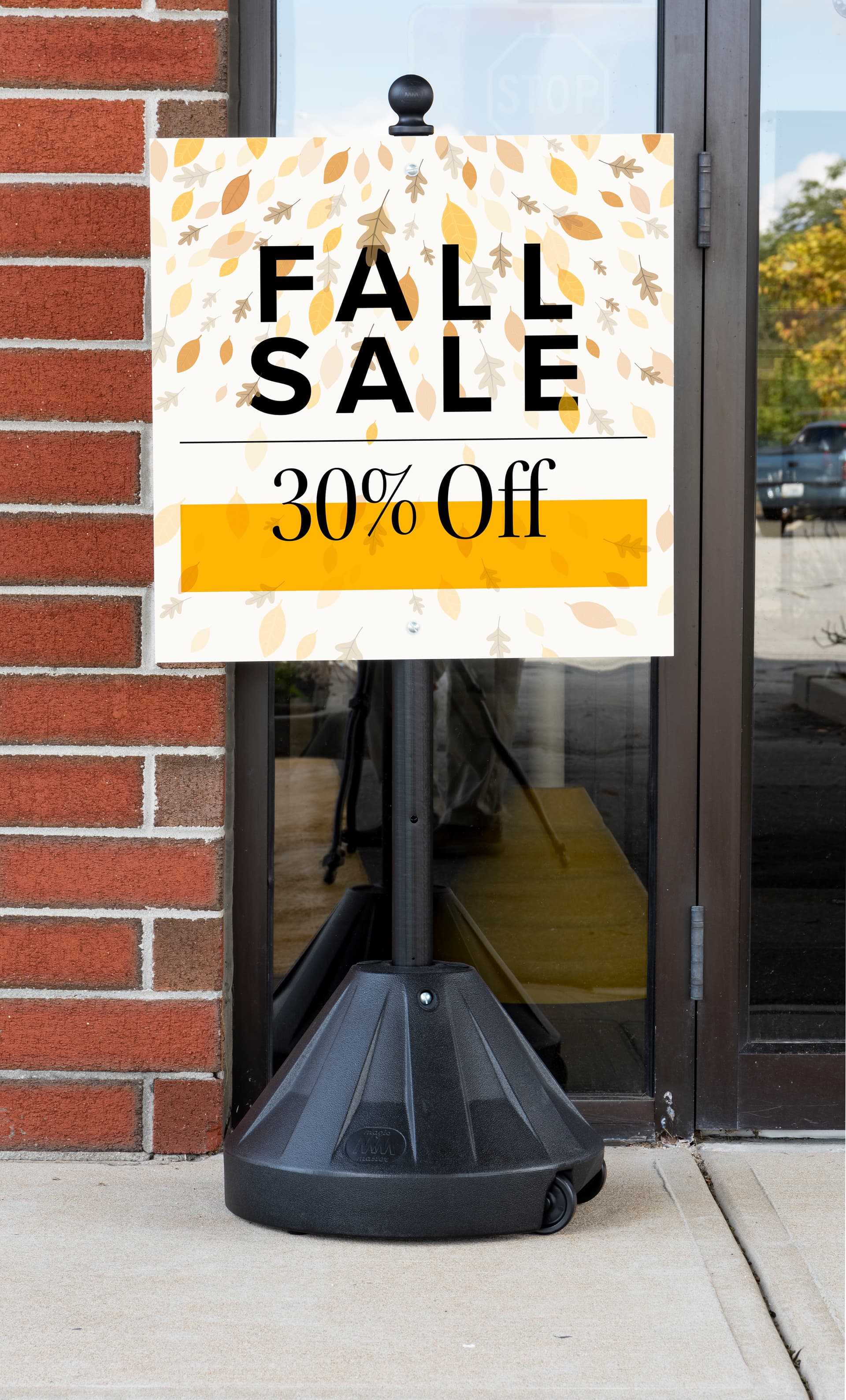 Custom 24x24 outdoor graphic panel for PLAPL48B with full color UV graphics