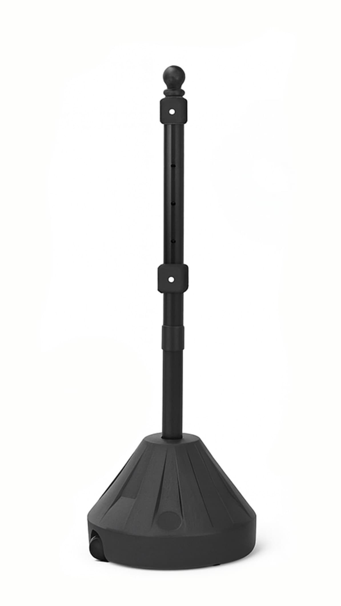 Parking lot sign base with 50" height