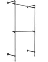 Pipeline Wall Mounted Retail Clothing Racks