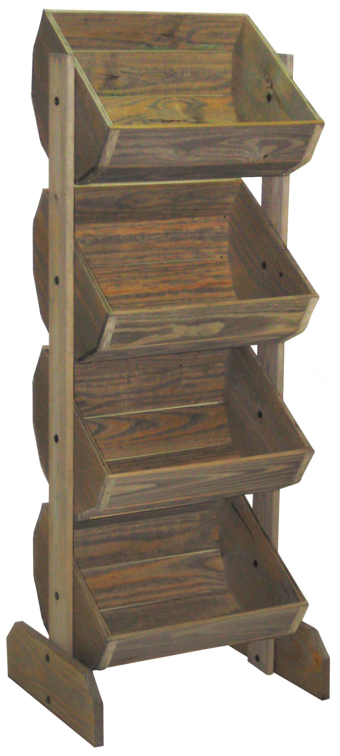 55"h Rustic Crate Display
