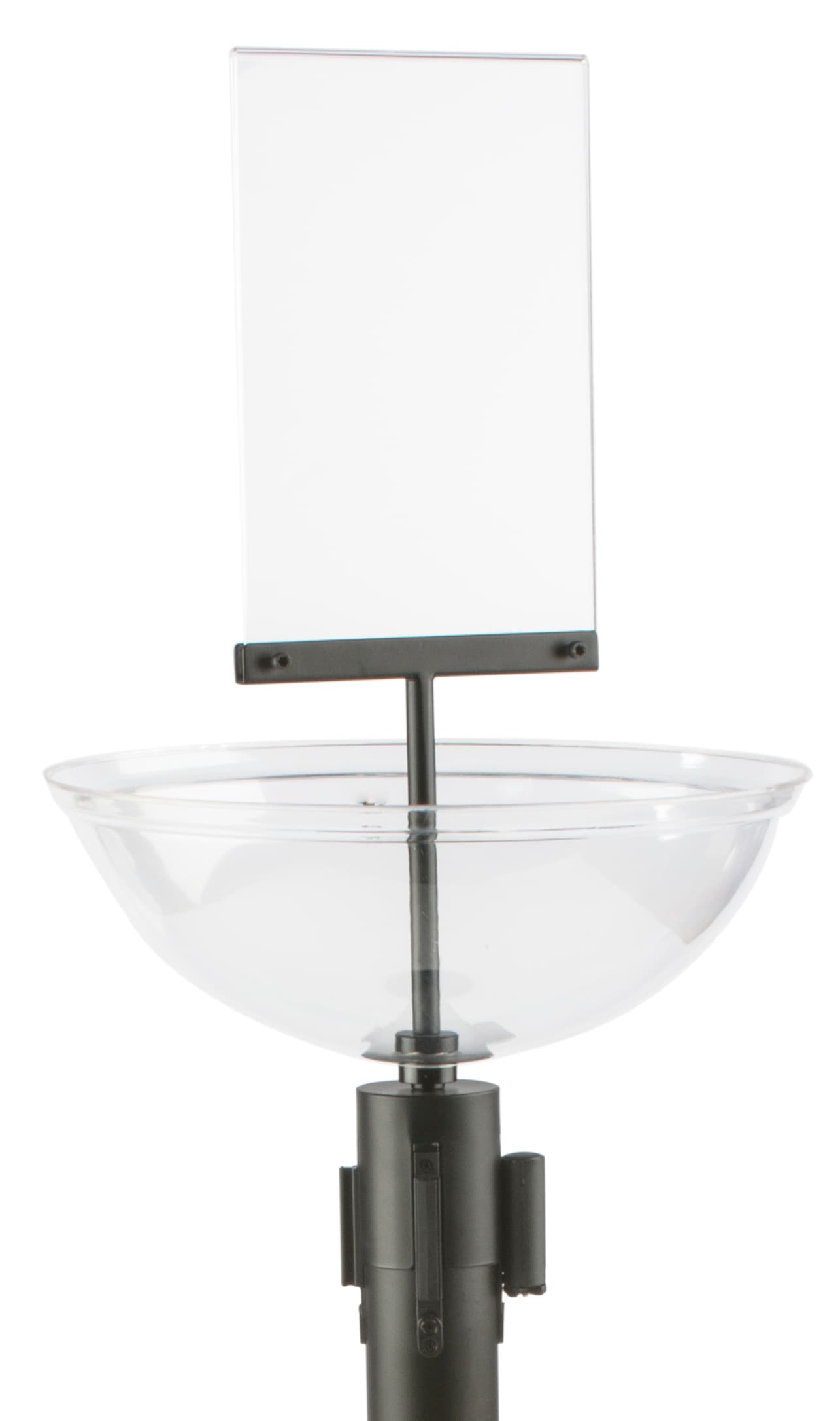 14" Wide Dump Bin Stanchion Topper