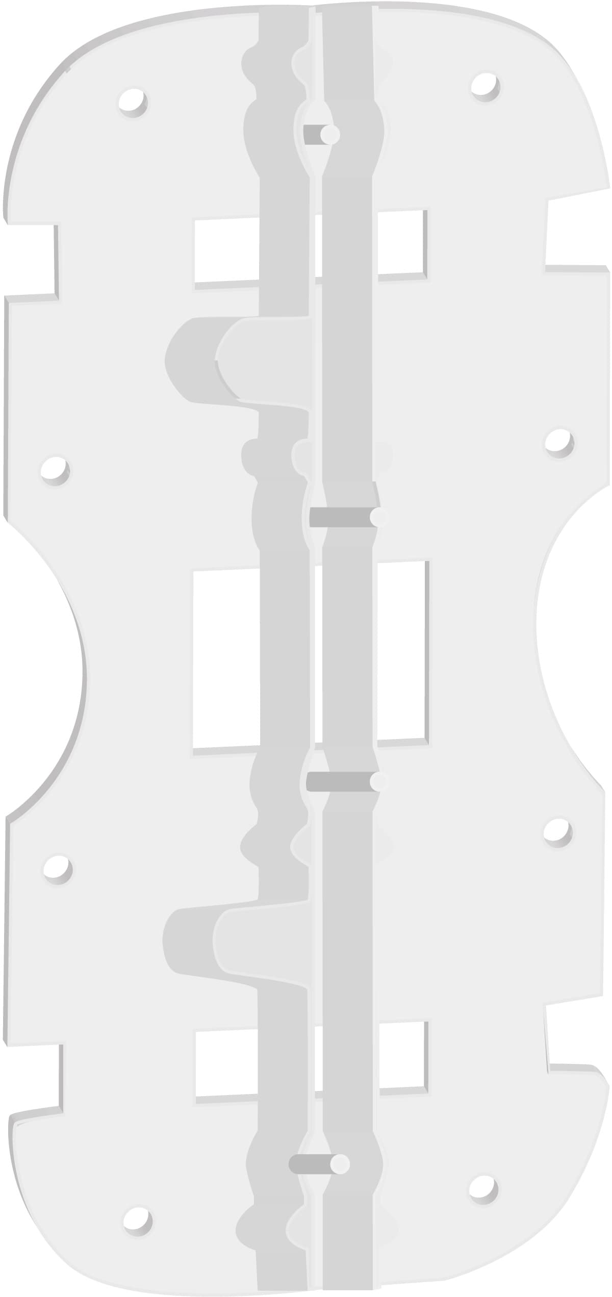 Corrugated Plastic Mounting Bracket