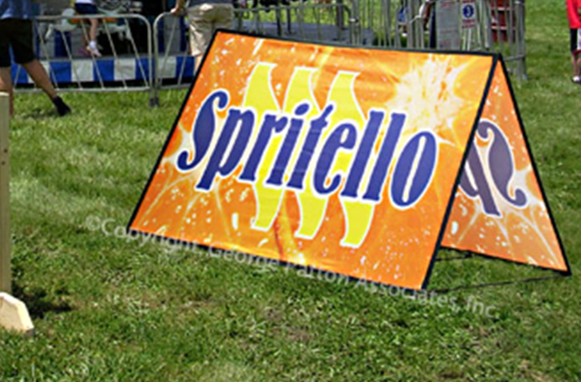 Custom a frame banner sign for outdoor advertising 