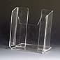 Postcard Holder for Tabletop, Single Pocket, Fits 4 x 6 Cards - Clear