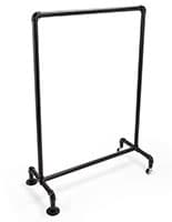 Easy assembly 30 x 40 metal pipe swinger sign frame with matte black finish 