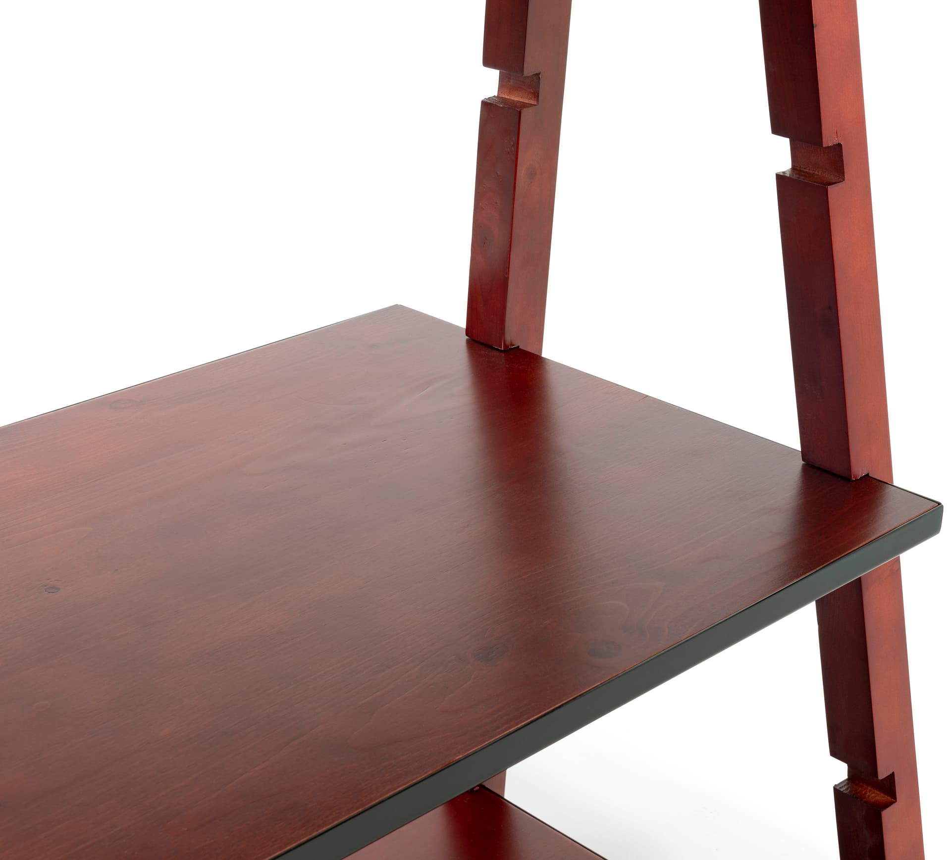 Wooden a frame clothes rail with four mounting notches