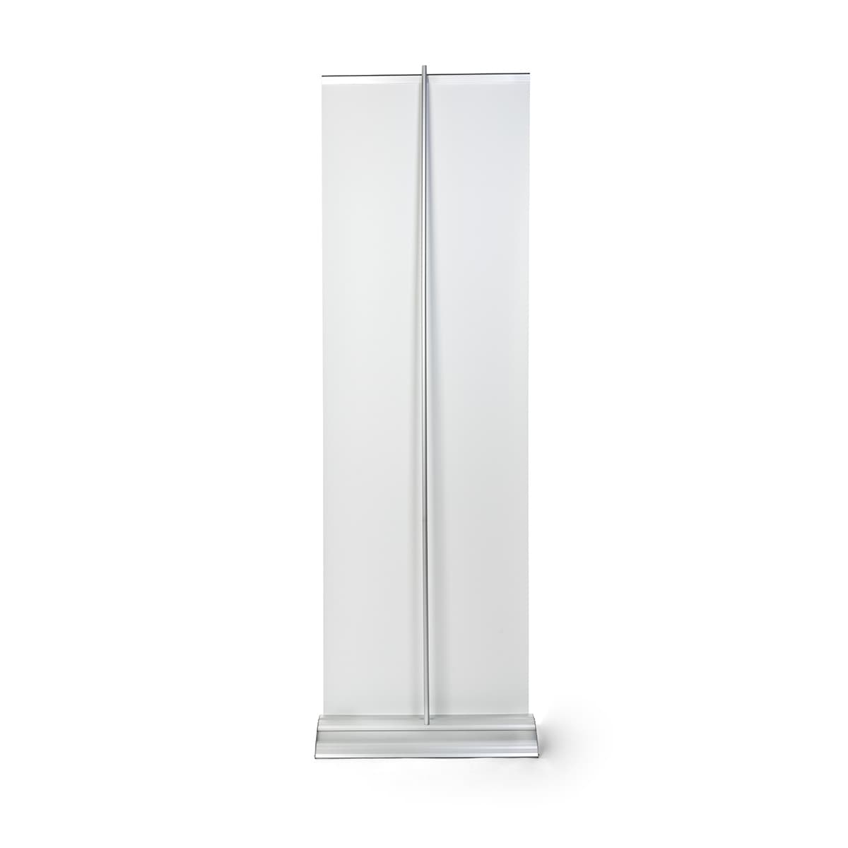 Premium wide base retractable banner stand with full color graphics