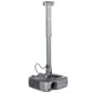 Projector Ceiling Mount with Telescoping Post, Tilting, Swiveling - Silver