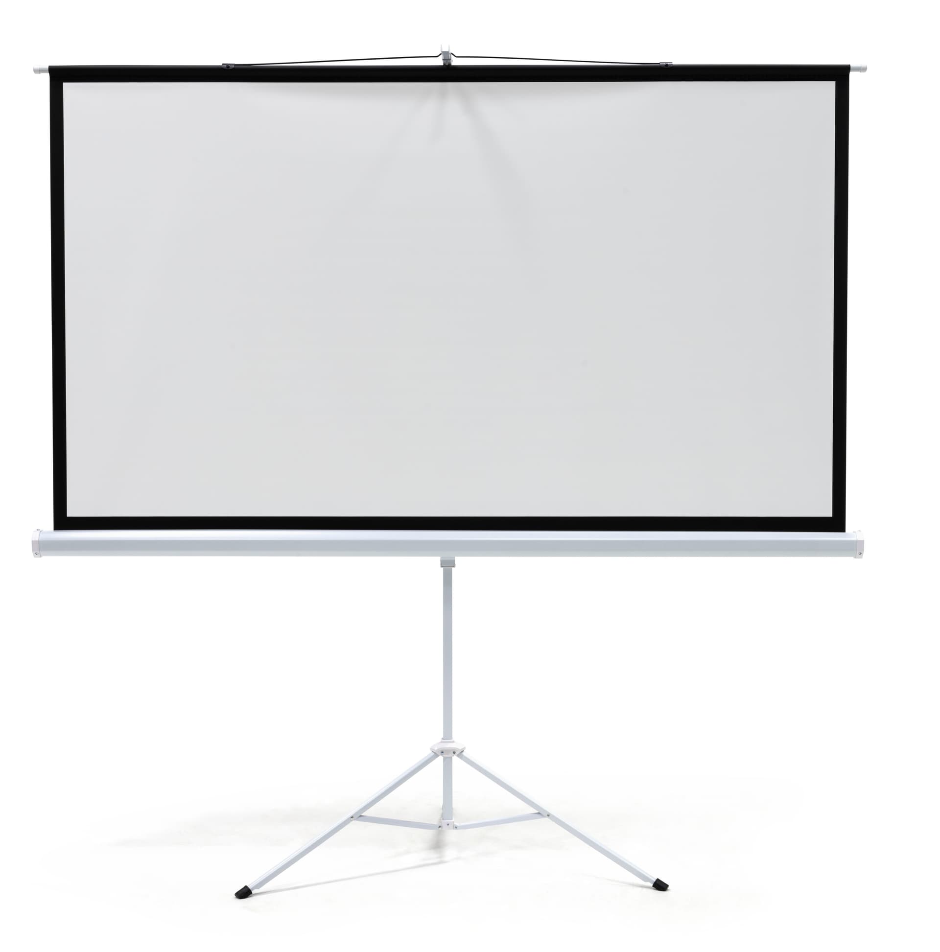 90" Portable Tripod Projector Screen Matte White