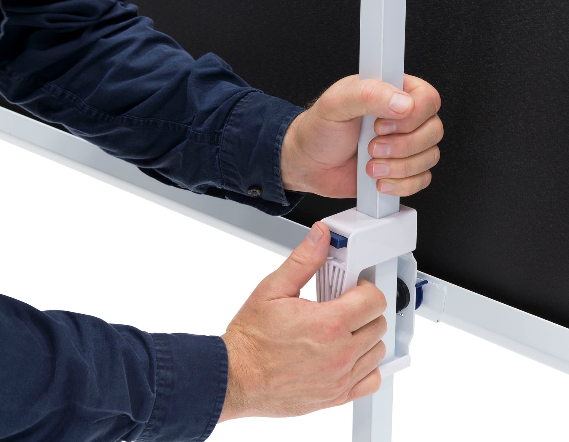 90" Portable Tripod Projector Screen with Height Adjustable Base