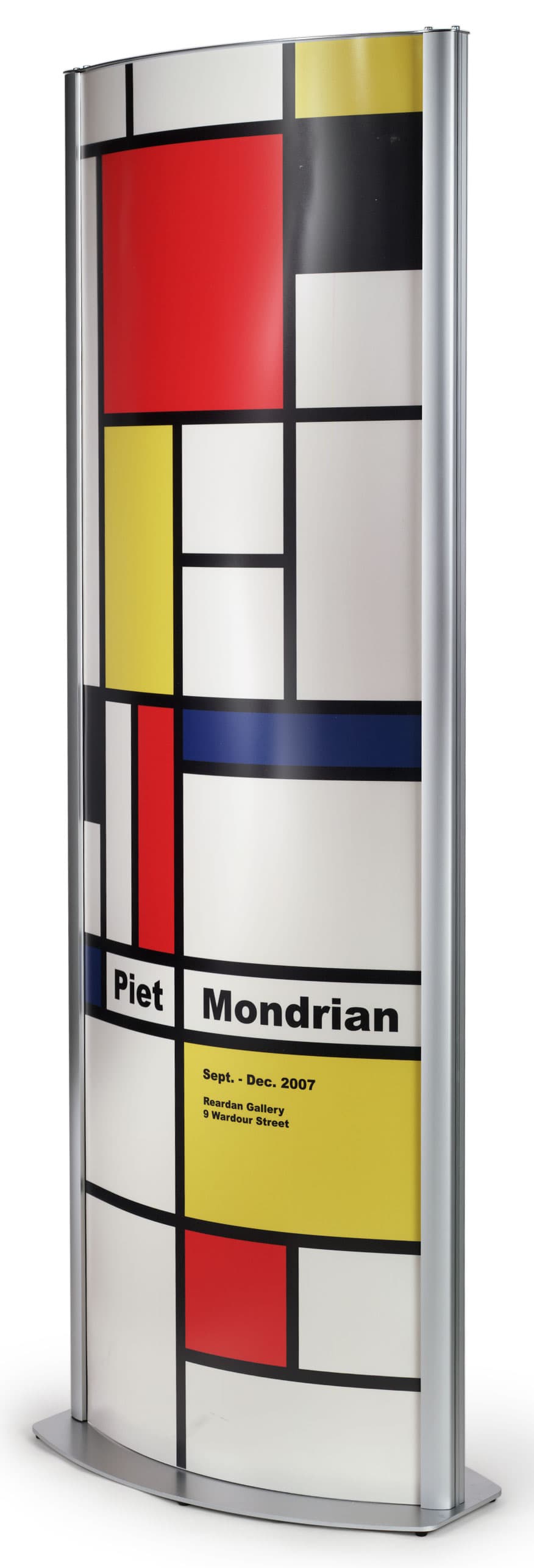 Totem Poster Stand Holds 24" x 72" Signage (Convex Design)