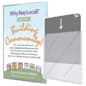 Wall Mounted Sign Holder with Adhesive Tape, Top Insert, Frameless - Clear