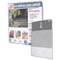 Sign Holder with Top-Load Access, for Wall or Window, Frameless - Clear