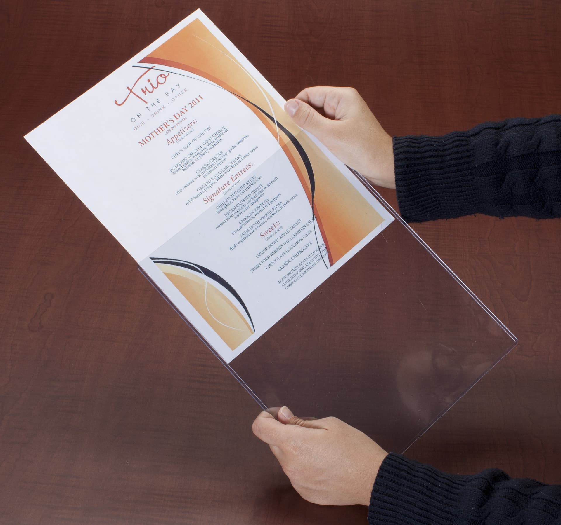 signholder sleeve