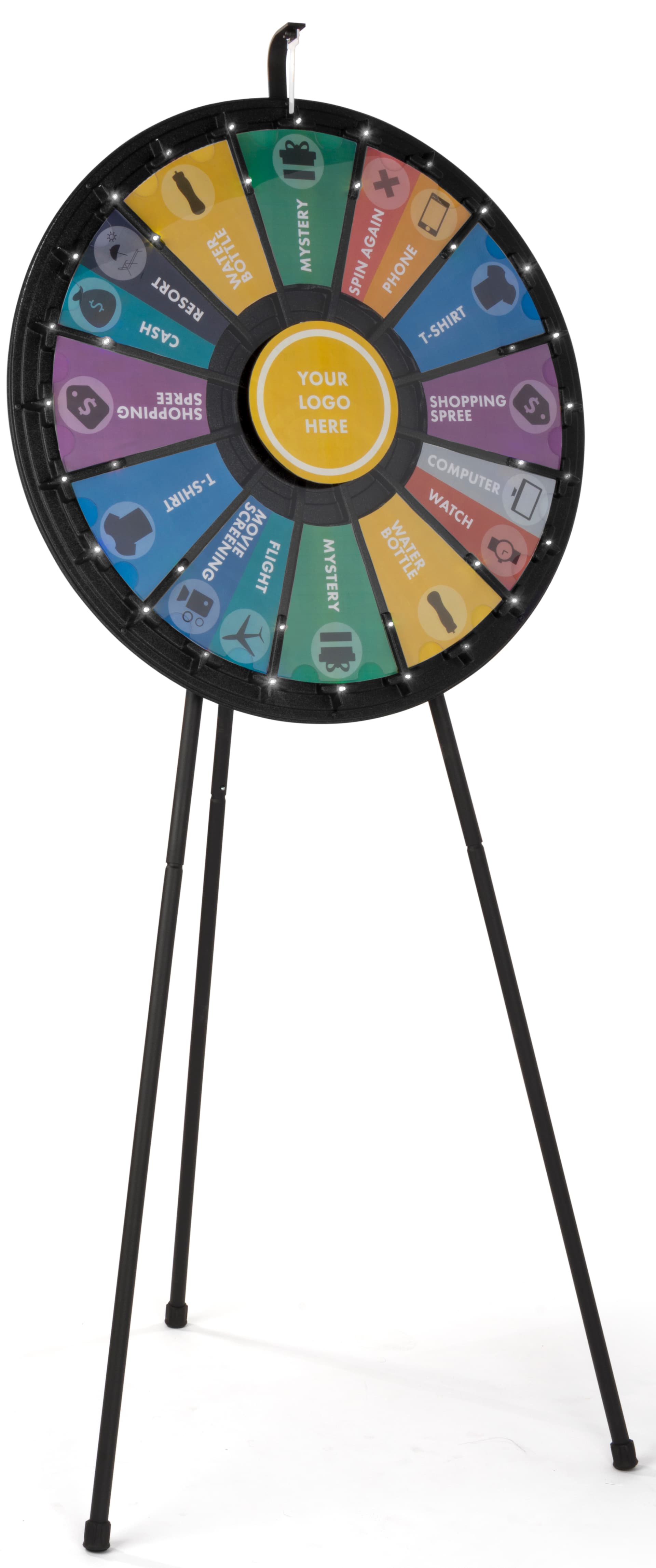 Contest Spinning Wheel, Black Finish