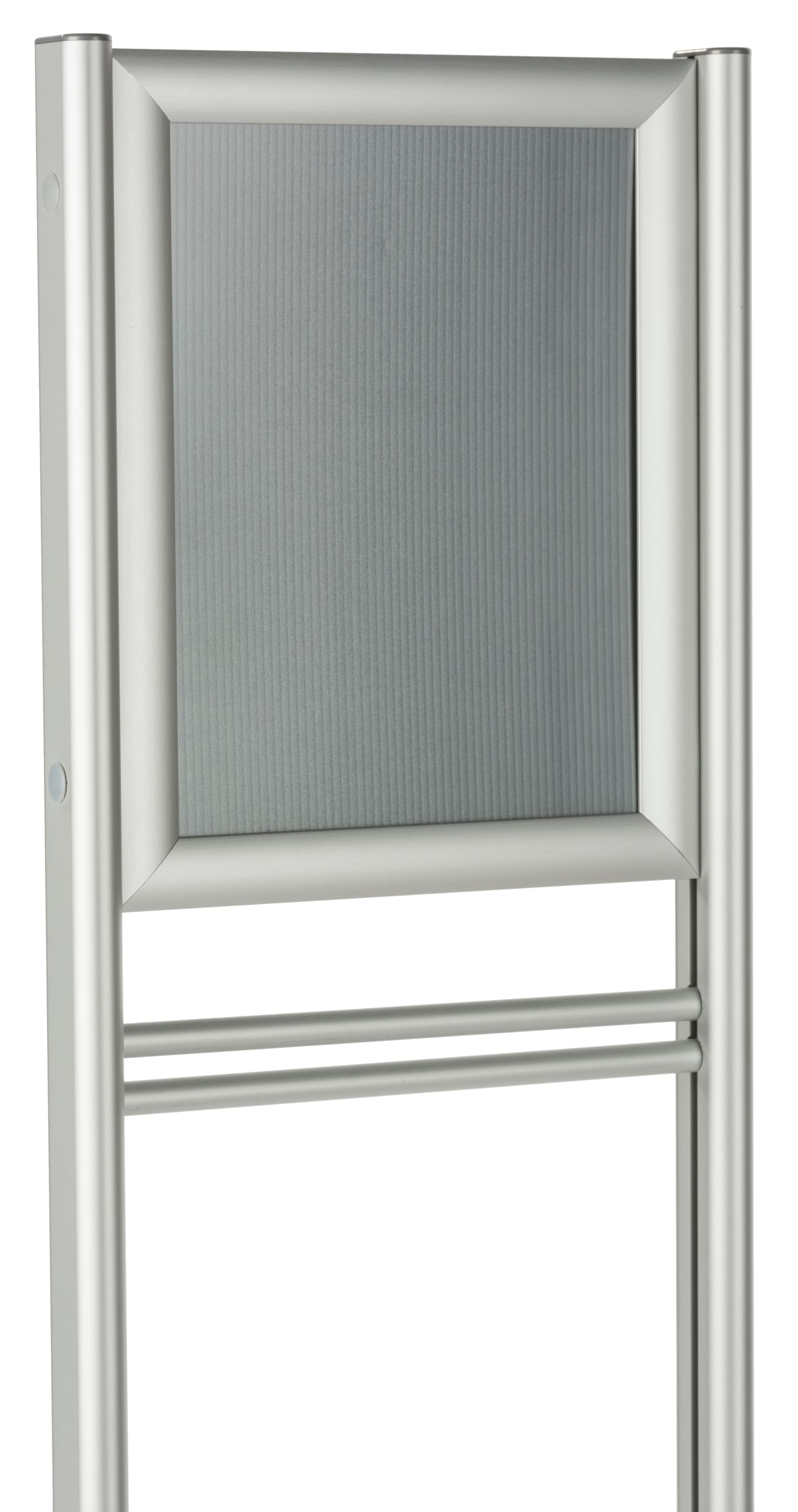 Collapsible Magazine Stand with Sign Holder