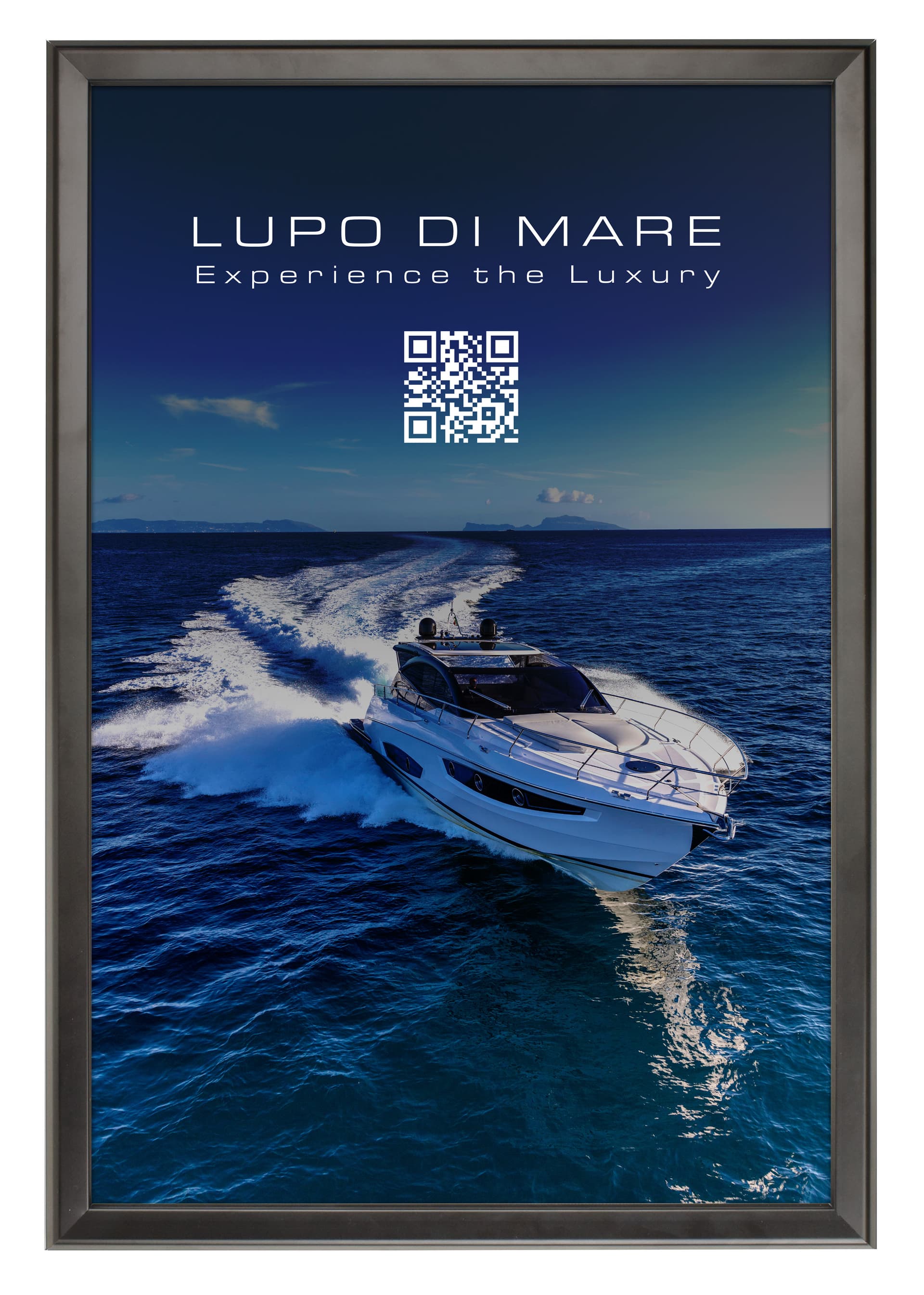 black poster frame