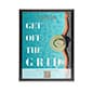 Wall Mounted Poster Holder, Snap Frame, Thin Profile, Non-Glare Lens