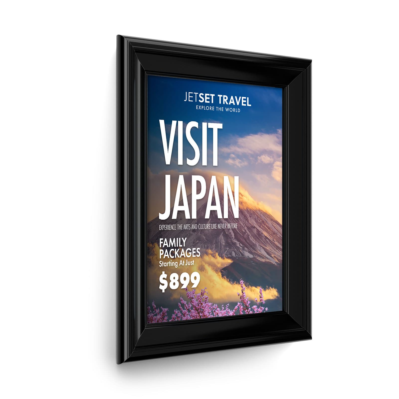 Snap in frames offer quick sign changes