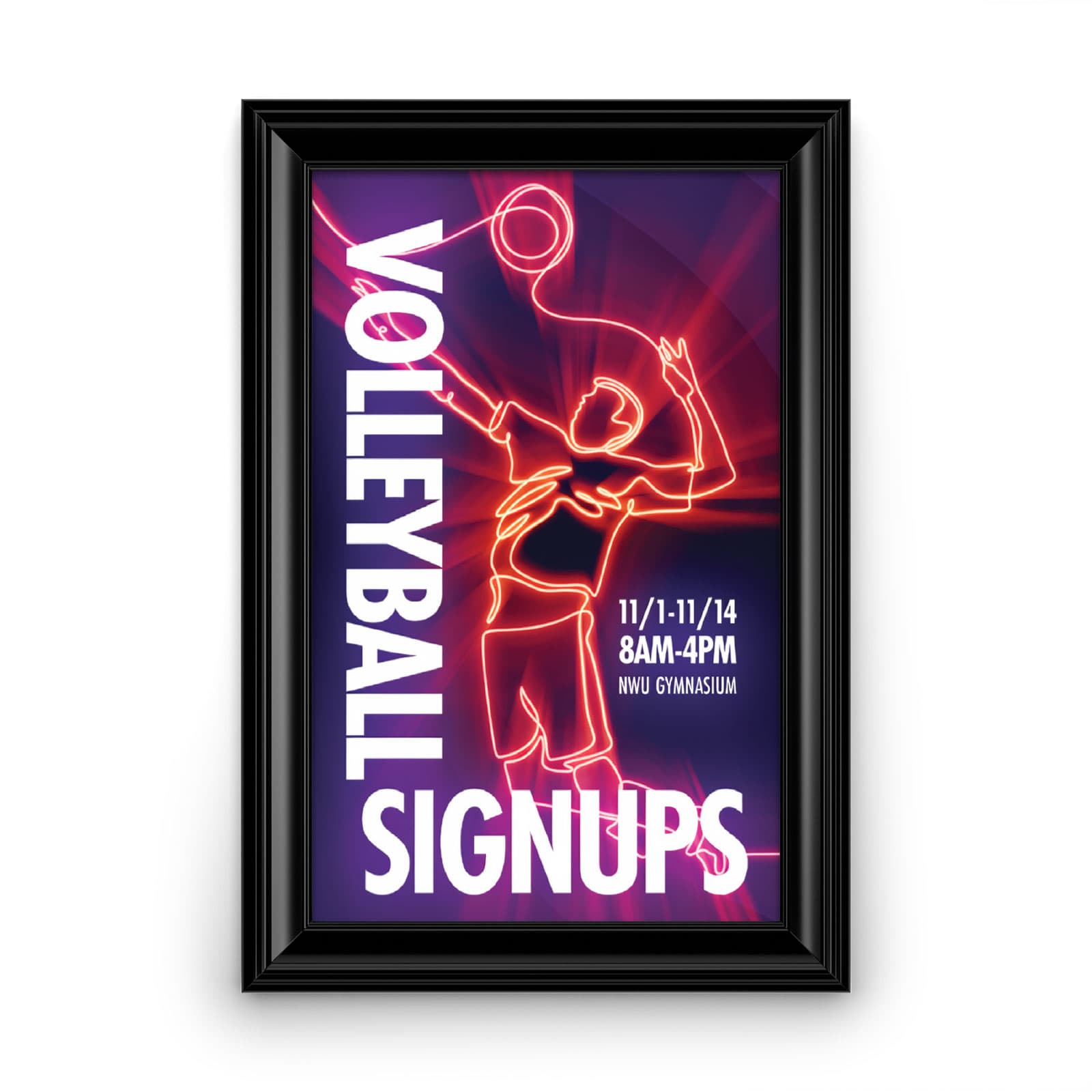 11x17 black snap open frame for posters