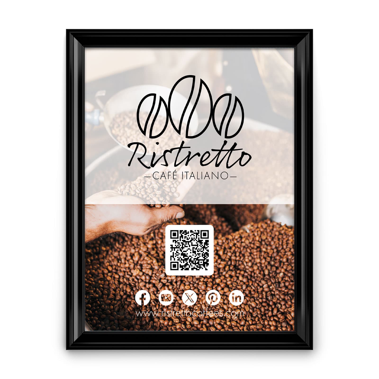 Black snap frame for 18x24 posters