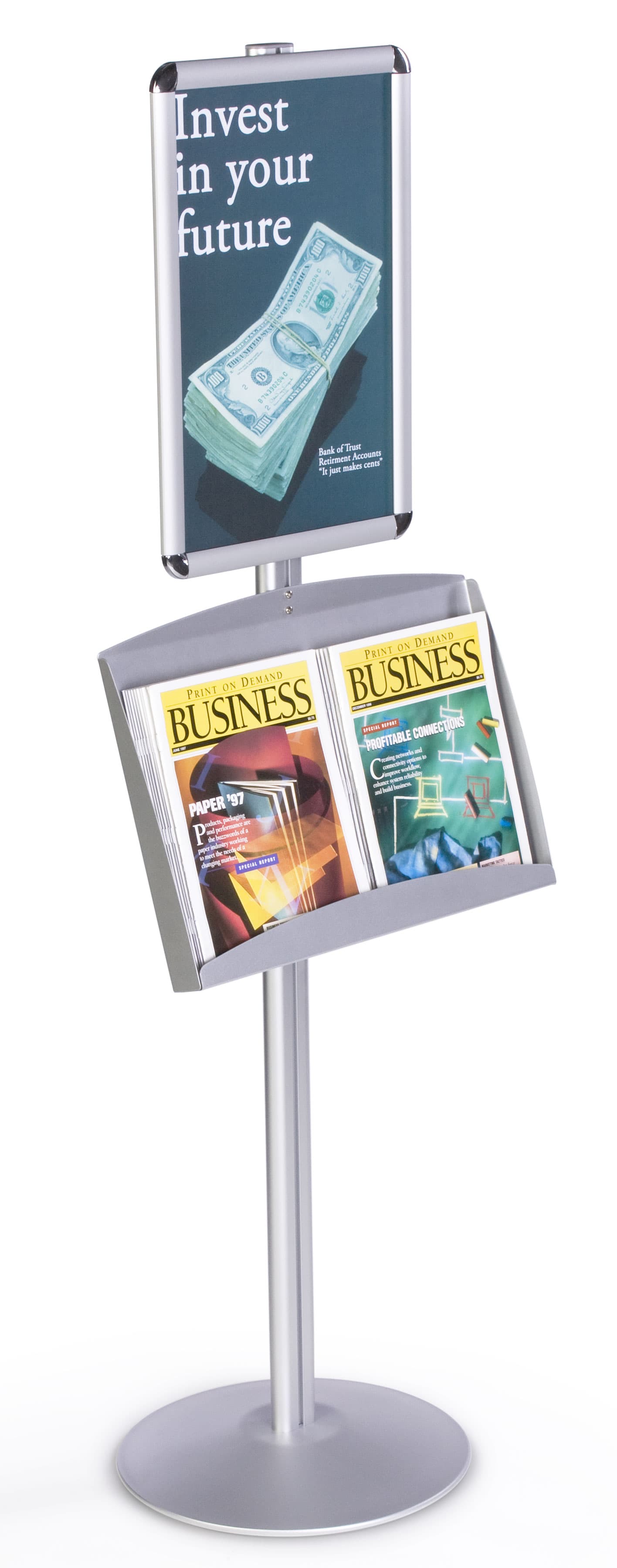 Sign Holders: w/Literature Pocket