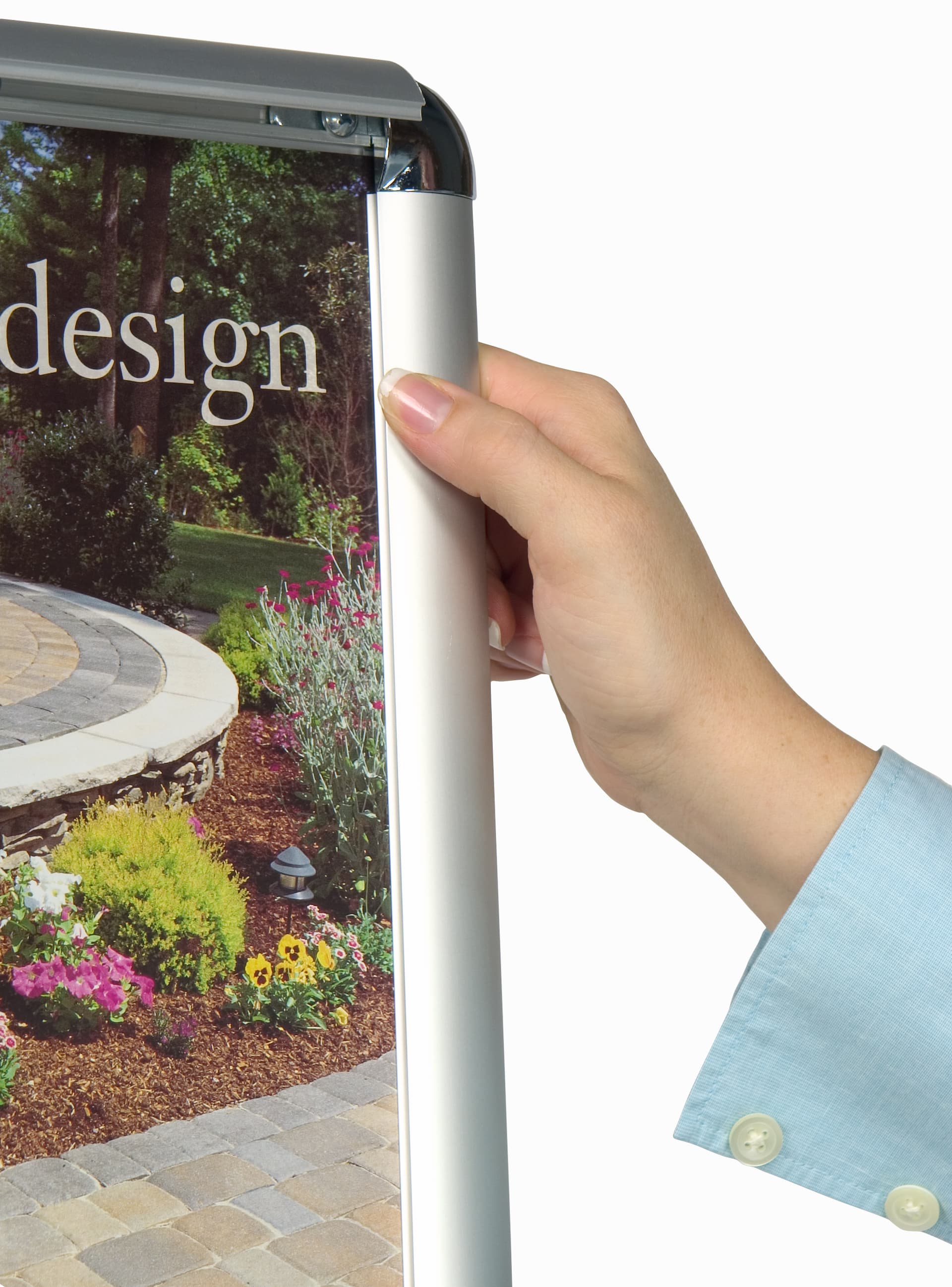 Flyer Holder with Snap Frame